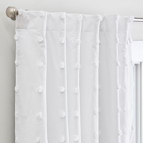 Tufted Dot Blackout Curtain