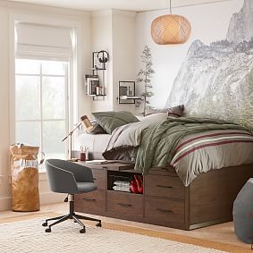 Natural Woven Pendant (14")