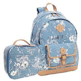 Northfield Camilla Floral Light Blue Backpack &amp; Cold Pack Lunch Bundle