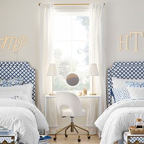 Roller Rabbit Jena Trellis Pleated Light-Filtering Curtain