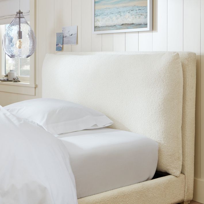 Skye Upholstered Bed – Modern & Cozy | Pottery Barn Teen