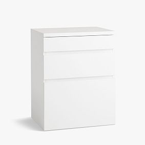 Open Box: Bowen 3-Drawer Storage Cabinet (21") - Simply White