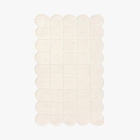 Open Box: Selena Scallop Rug, 5' x 8' - Ivory