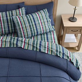 Bridgeport Plaid Sheet Set
