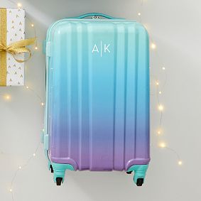Channeled Hard-Sided Ombre Carry-on Spinner