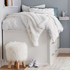 Cloud Faux Fur Throw