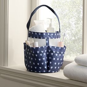 Roller Rabbit Hearts Shower Caddy &amp; Laundry Bag Set