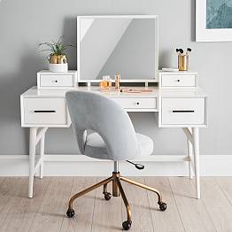 west elm x pbt Mid-Century Storage Vanity Desk (52")