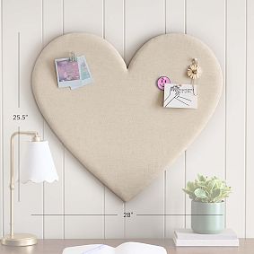 Heart Pinboard (28"x26")