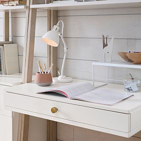 Highland Double Wall Desk &amp; Narrow Bookcase Set (82")