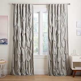 Microfibre Pintuck Noise Reducing Blackout Curtain