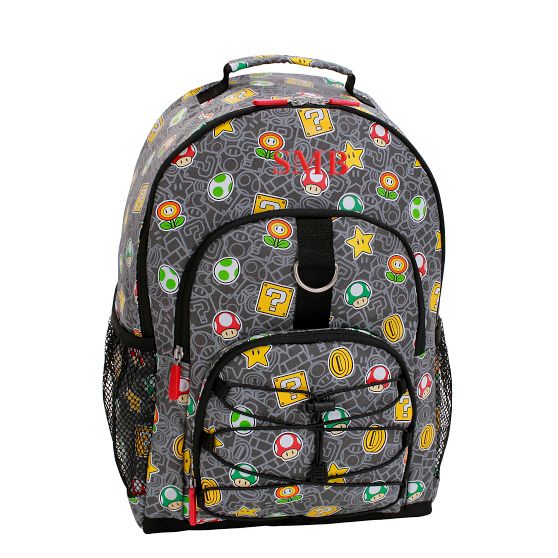 Super Mario™ Glow Recycled Backpack, Large | Pottery Barn Teen Super Mario™ Glow Recycled Backpack, Large | Pottery Barn Teen