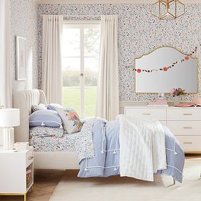 Metal and Glass Flush Mount (16")