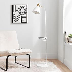 Taylor Wireless Charging Floor Lamp with USB