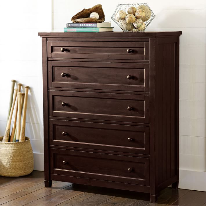 black dress blue Brooke 5-Drawer Dresser main image 1