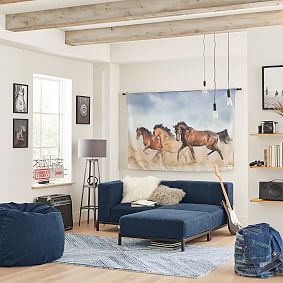 Large Wrangler® Denim Bean Bag Chair