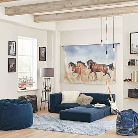 Wrangler® Denim Cushy Lounge Sectional Set