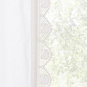 Hello Kitty® Crochet Trim Sheer Curtain - Set of 2
