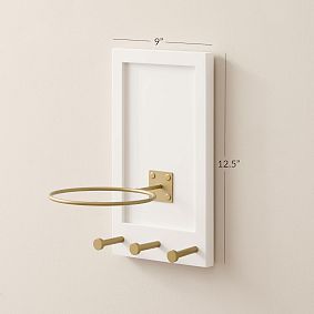 No Nails Ball Holder With Hooks (9"x13")