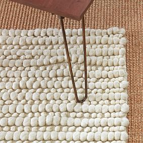 Textured Wool Rug - Oatmeal