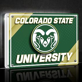 College Rectangle Desktop LED Light (7")