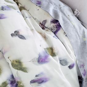 Flora Obscura Organic Duvet Cover