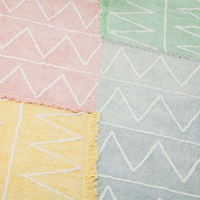 Hippy Cotton Washable Rug, 4x5