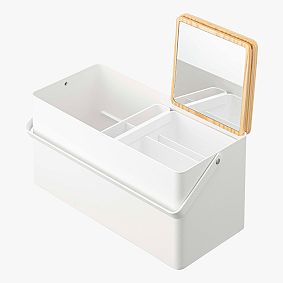 Makeup Organizer with Mirror
