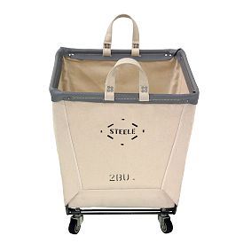 Steele Canvas Small Square Basket on Wheels