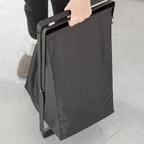 Folding Laundry Hamper - Black