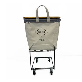 Steele Canvas Elevated Small Rectangle Basket on Wheels