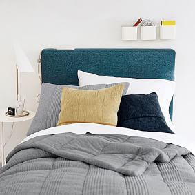 west elm x pbdorm Upholstered Smart Faux Headboards