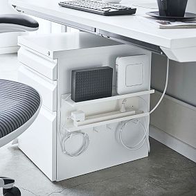 Wall-Mount Cable &amp; Router Storage Rack