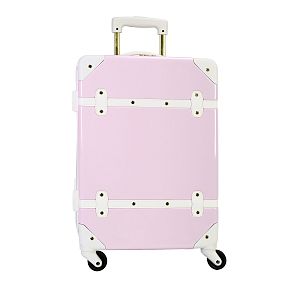 Belted Hardsided Luggage Pink