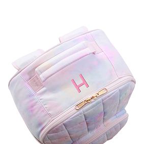 Gear-Up Marshmallow Rainbow Backpack &amp; Cold Pack Lunch Box Bundle