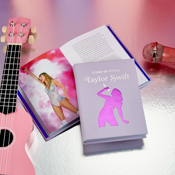 Icons of Style Taylor Swift Leather Book | Pottery Barn Teen