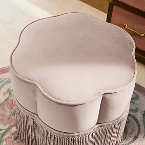 Tassel Vanity Stool