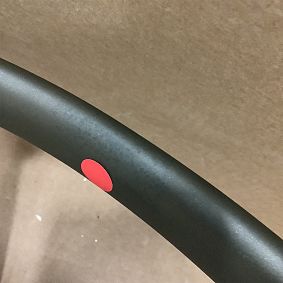 Open Box: Airgo Swivel Desk Chair - Faux Leather Caramel, Antique Bronze Base