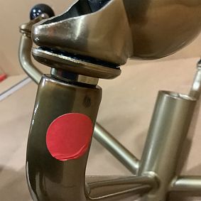 Open Box: Andie Swivel Desk Chair - Rustic Chenille Rosewood