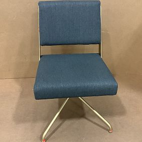 Open Box: Emmeline Swivel Office Chair - Slate Gray/Gold