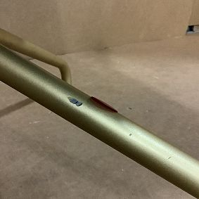 Open Box: Emmeline Swivel Office Chair - Slate Gray/Gold