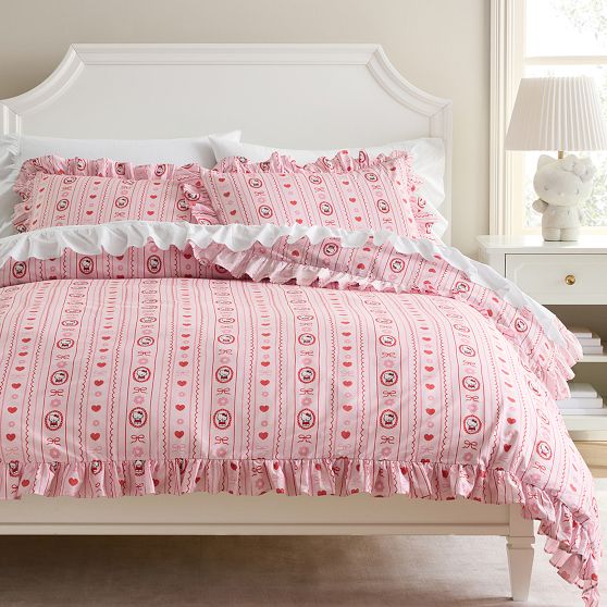 Hello kitty bettwäsche-set für einzelbett, offizie der beste Preis Amazon in Sav