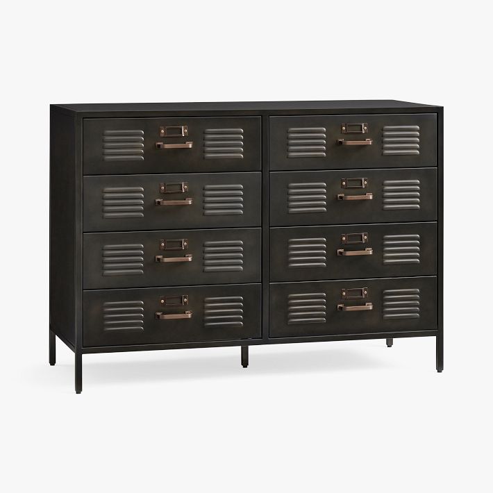 black industrial dresser Hikaru Dresser - Hand Rubbed Black main image 0