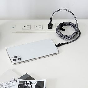 Beadboard Smart Small Space Storage Desk (55.5")