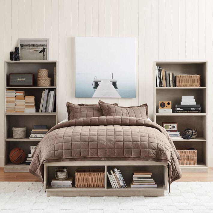 Costa Open Storage Bed with Cubbies | Pottery Barn Teen