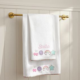 Stoney Clover Lane Embroidered Towel
