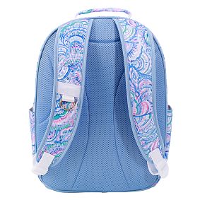 Lilly Pulitzer Happy As A Clam Backpack and Slim Water Bottle Bundle