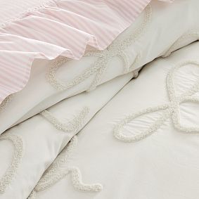 Dancing Bows Duvet Cover