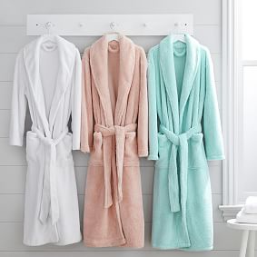 Classic Long Robe - Blush
