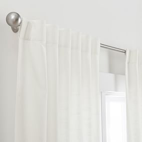 Open Box: Cotton Linen Curtain - 52" Wide